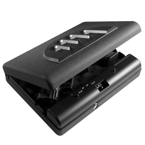 MicroVault gun safe open