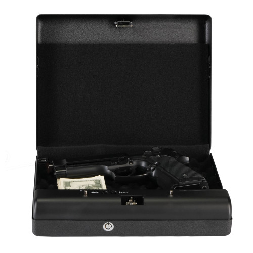 MicroVault gun safe open